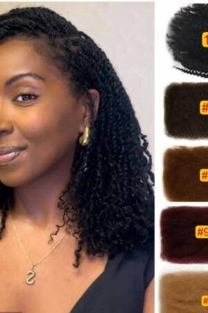 Afro kinky bulk hair extensions