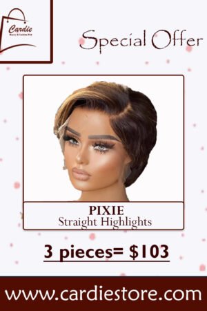 Pixie Straight Highlights (pack of 3 pieces)