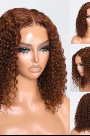 Jerry curl Transparent lace| black brown ;99j | 12 -18 inches | 250 density