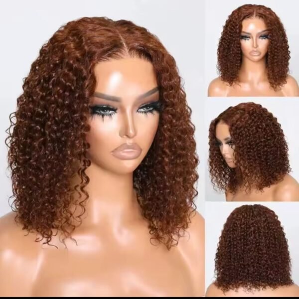 Jerry curl Transparent lace| black brown ;99j | 12 -18 inches | 250 density